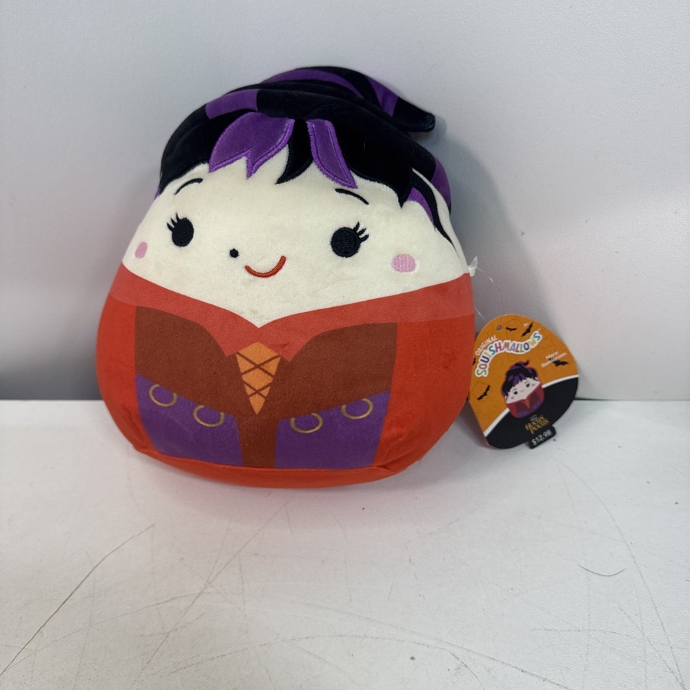 Squishmallows 8" Hocus Pocus MARY SANDERSON Plush Witch Disney Halloween 2023